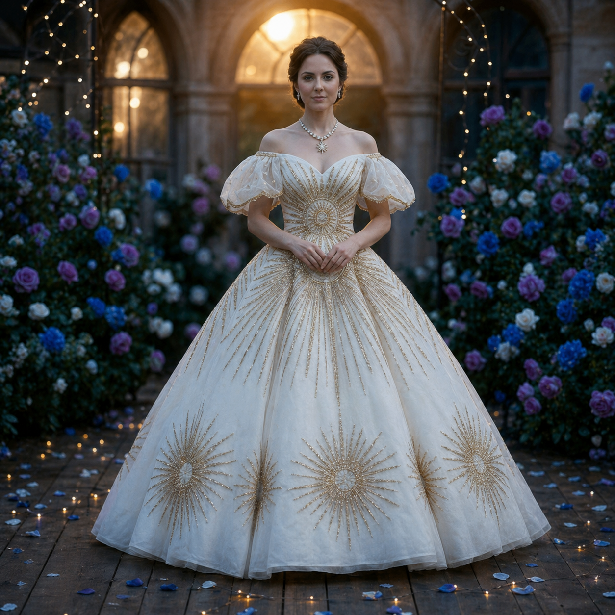 Vestido inspirado en el sol